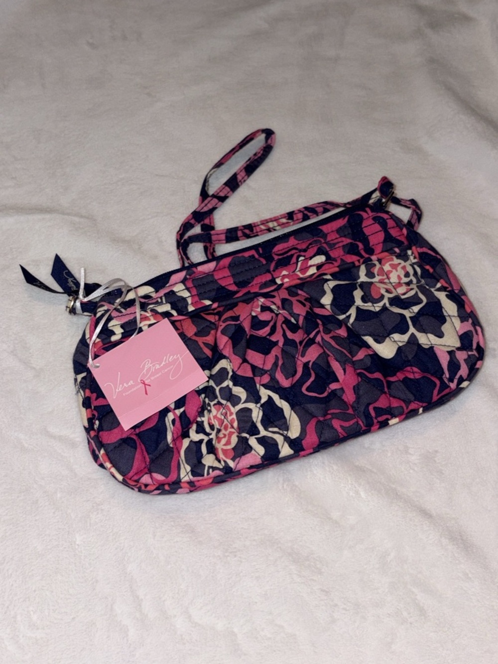 NWT Vera Bradley Katalina Pink Frannie Shoulder Bag